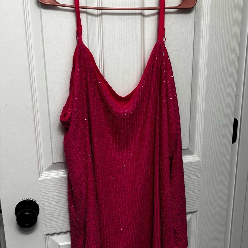 Sparkling Pink Sequin Dress